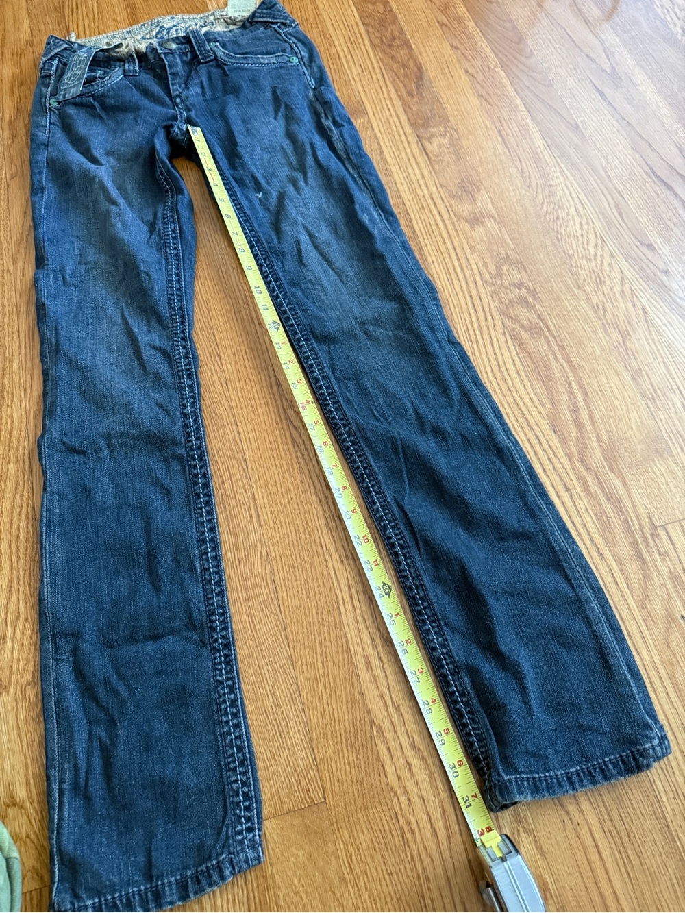 Y2K Stitch’s Maya Indian button country girl jeans 25 - Picture 4 of 11